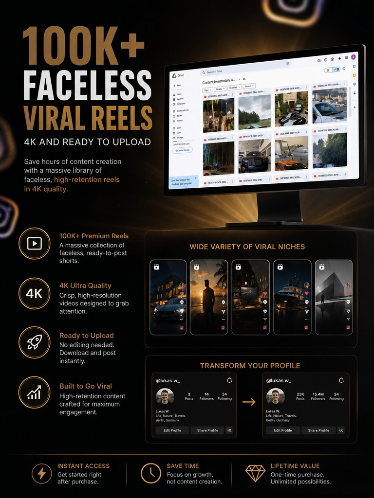 Buildpreneur™️ Faceless Instagram Reels Bundle