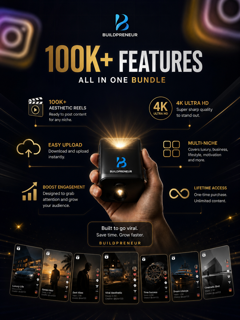 Buildpreneur™️ Faceless Instagram Reels Bundle
