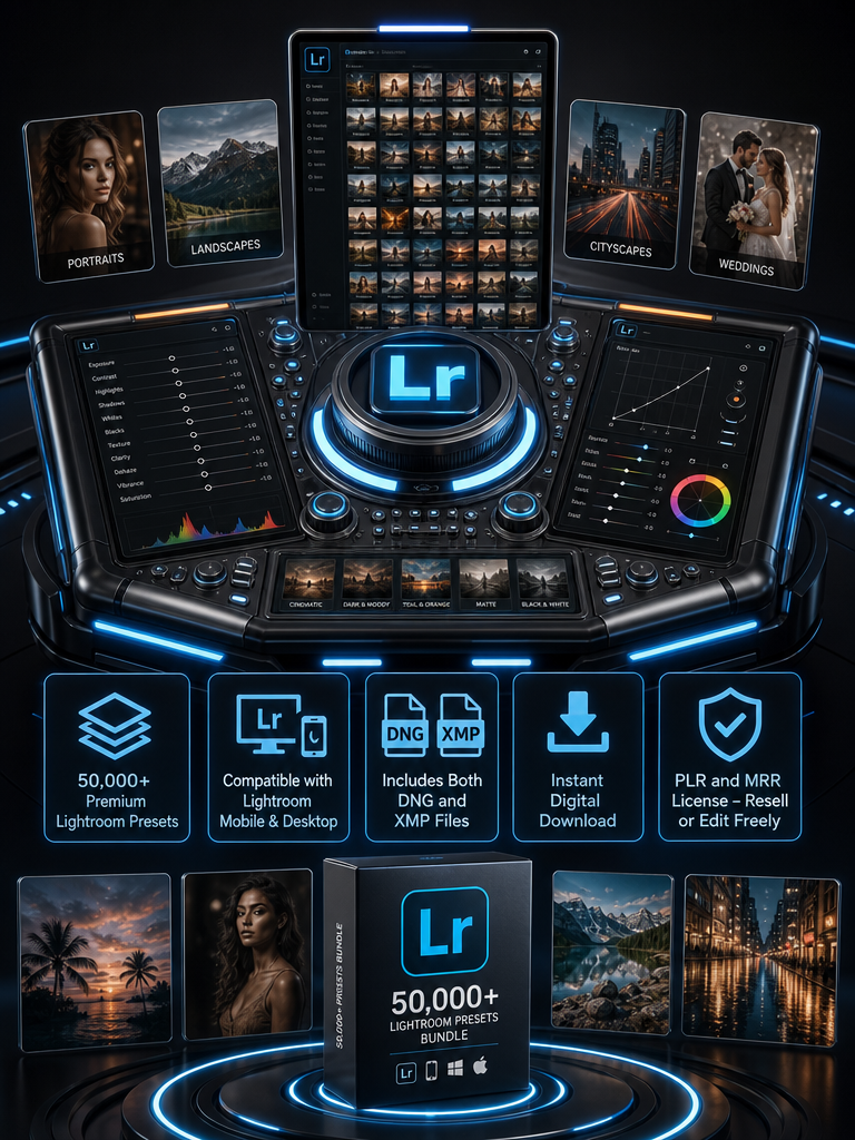 Buildpreneur™️ 5000+ Lightroom Presets