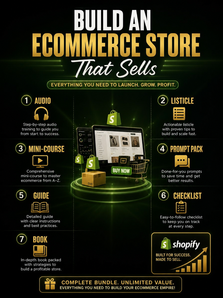 Buildpreneur™️  Build an Ecommerce Store That Sells