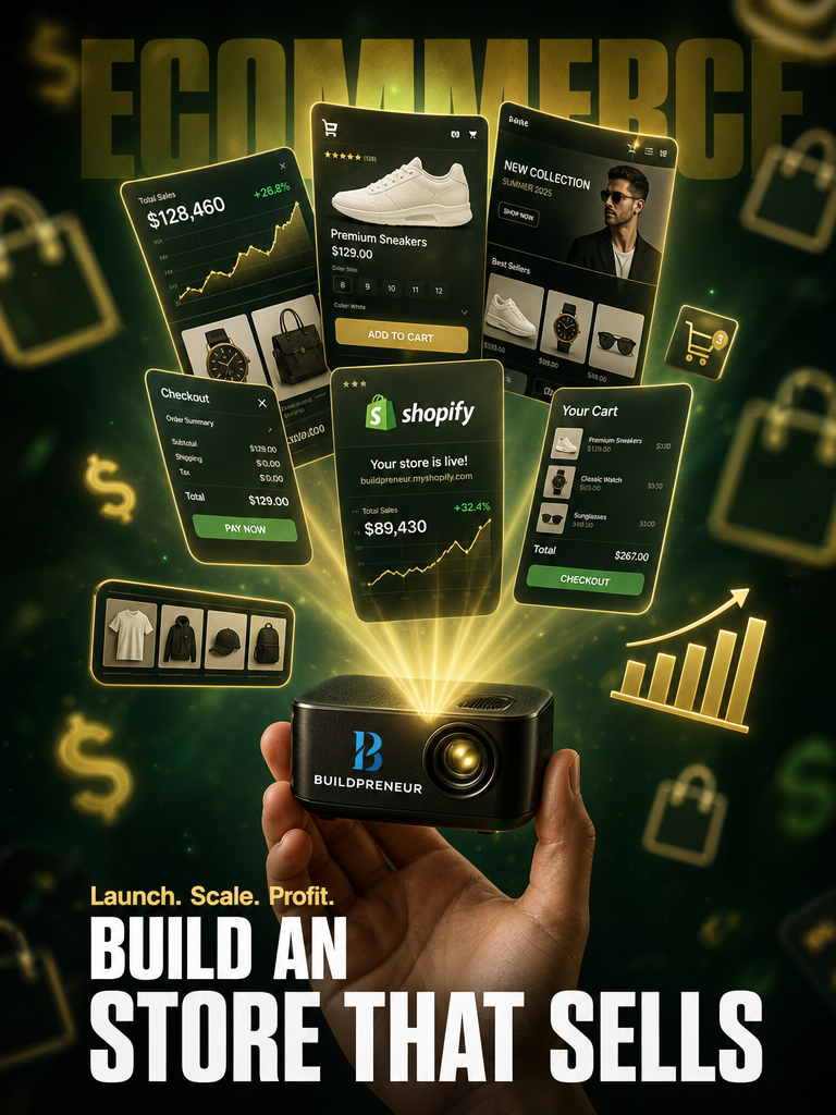 Buildpreneur™️  Build an Ecommerce Store That Sells
