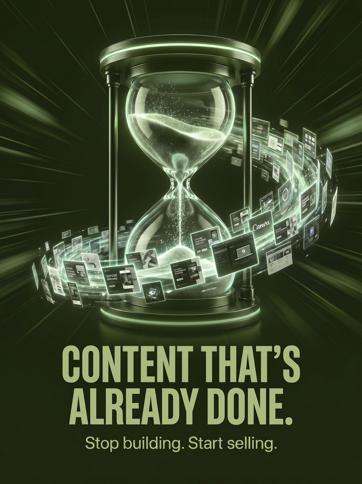 Creating content is slow.